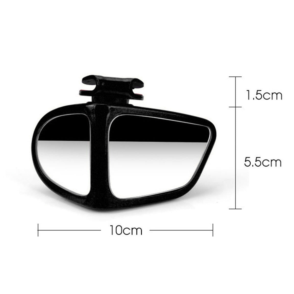 2Pcs 360 Degree Rotatable Side Car Blind Spot Convex Mirror Car Blind Spot Convex Mirror Rearview Parking Auto Exterior Mirror