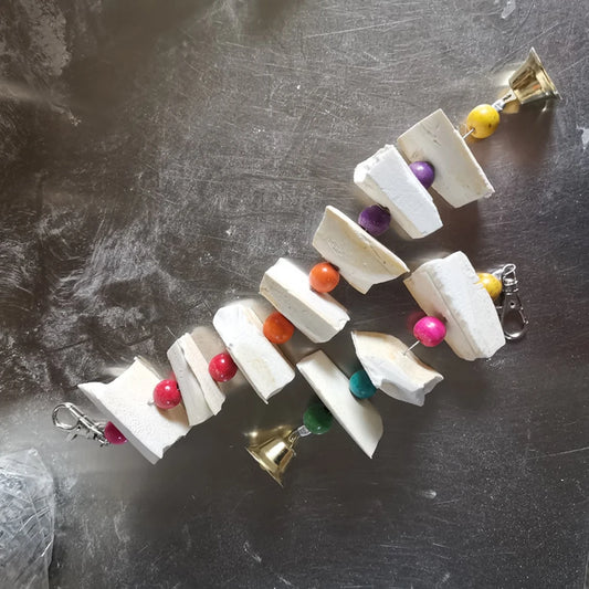 Cuttlefish Bones Calcium Supplements Bird Cage Perch Hamster Molars Chewing Toys Chewing Bird Food Pick Stone Bird