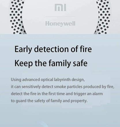 Xiaomi Smoke Detector Honeywell Sensor Fire Alarm Audible&Visual Alarm Work With Bluetooth-compatible Gateway Smart Remote APP