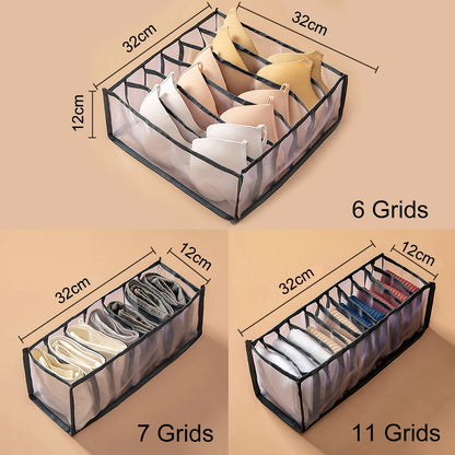 Underwear Bra Socks Panty Storage Boxes Home Organization Drawer Divider Home Dormitory Save Space