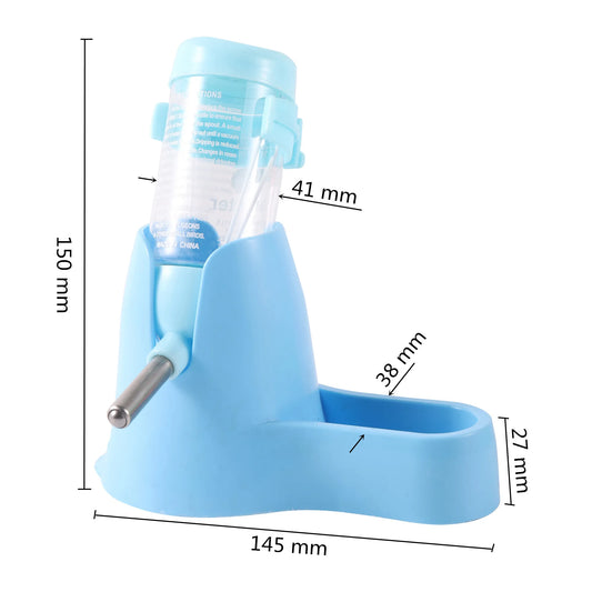Pet Hamster Drinker Water Bottle Dispenser Feeder Hanging Pet Guinea Pig Squirrel Rabbit Drinking Head Pipe Fountain