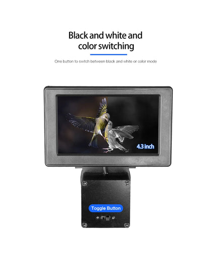 Fire Wolf Night Vision 4.3 Inch Display Siamese Scope Video Cameras Infrared illuminator Riflescope Hunting Optical