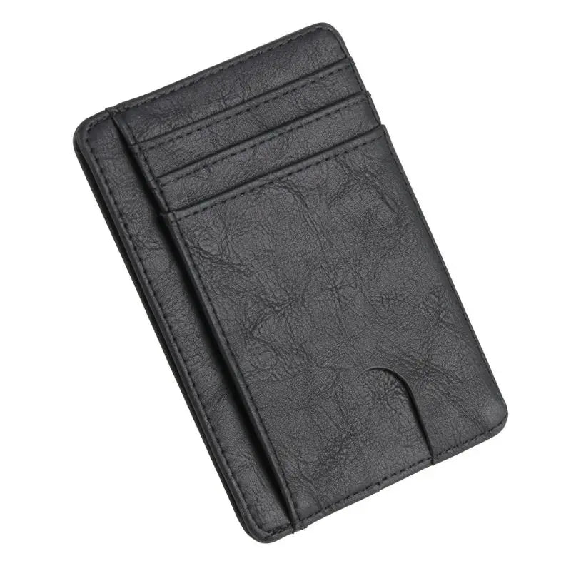 RFID Blocking Leather Wallet Credit Holder Purse Money Case for Men Women My28 21 Dropshipping