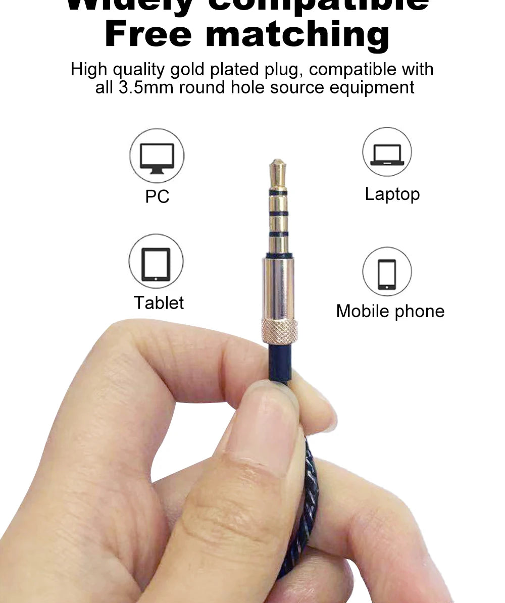 VR robot Motorcycle Helmet Headset 3.5mm Jack Wired Earphones Music Headphones with Handsfree for Motorbike Rider