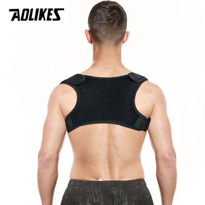 AOLIKES New Posture Corrector Spine Back Shoulder Support Corrector Band Adjustable Brace Correction Humpback Back Pain Relief