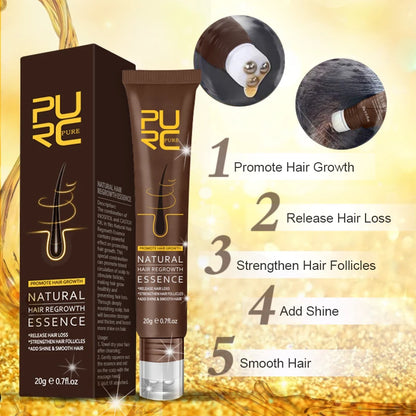 PURC Ginger Hair Serum Smoothing Shiny Strengthen Hair Scalp Treatment Hair Care Products