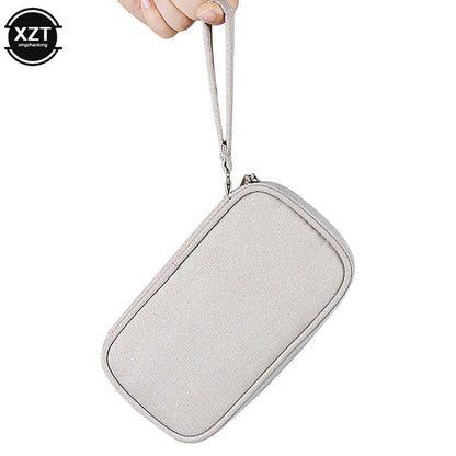 Portable 20000mAh Power Bank Bag External Battery Carrying Pouch for Charger, USB Cable, Hard Drive, Earphones