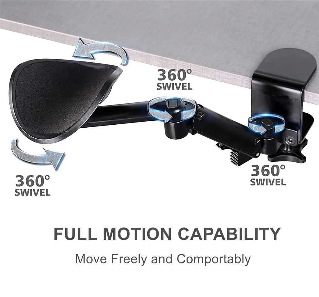 Ergonomic Computer Satisfy Metal Arm Support Adjustable Hand Drag Wrist Support Computer mouse pad hand computer bracket console