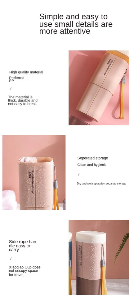 Travel Portable Toothbrush Toothpaste Holder Storage Case Box Organizer Household Storage Cup Outdoor Holder Bathroom Accessorie