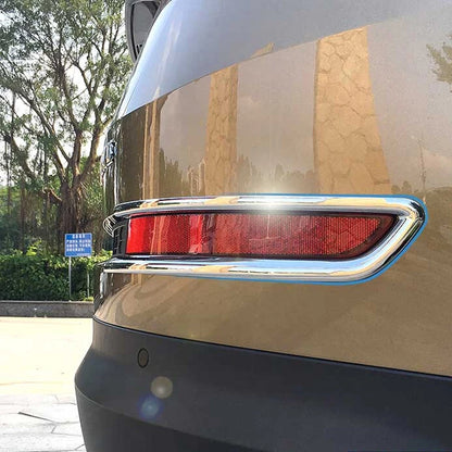 For Skoda Kodiaq Accessories 2017 2018 2019 2020 ABS Chrome Car Rear Back Fog Light Lampshade Cover Trim Auto Styling Sticker