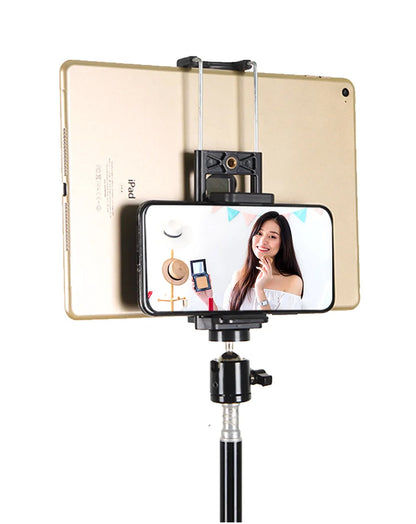 50/150/200cm Tripod for Tablet and Phone Aluminum Tripode Tablet Floor Ipad Tripod Stand with Smartphone & Tablet Holder Mount