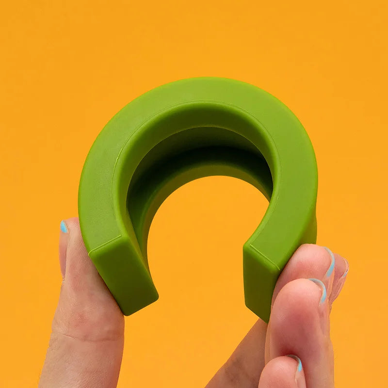 Silicone Geometric Rainbow Building Block BPA Free Babys Silicone Teether Educational Montessori Toys Stacking Block Baby Gifts