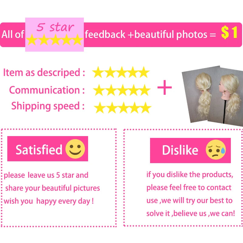 85%Real Hair Doll Head For Hairstyle Hairdressing Professional Mannequin Head Styling To Practice Hot Curl Iron Straighten