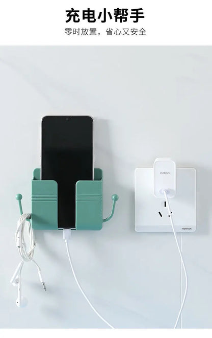 Stick on Wall mobile phone bracket mobile phone bracket artifact bedside mobile phone box mobile phone shelf