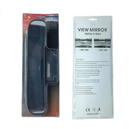 2 In 1 Rotatable Car Mirrors Double Rearview Mirror Child View Infant Kids Interior Universal Wide Angle Safety Mirror Accessory