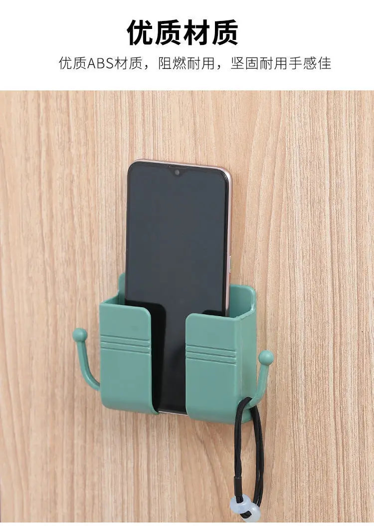 Stick on Wall mobile phone bracket mobile phone bracket artifact bedside mobile phone box mobile phone shelf