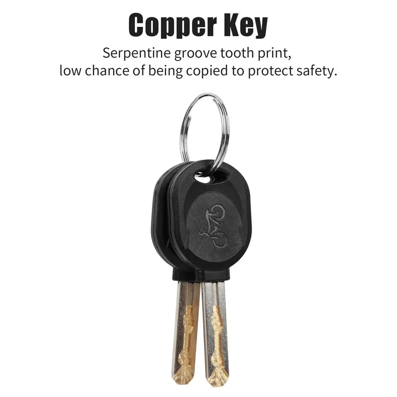 WEST BIKING Bicycle U Lock Anti-theft MTB Road Mountain Bike Lock Bicycle Accessories U-Locks Cycling Steel Security Bike Locks