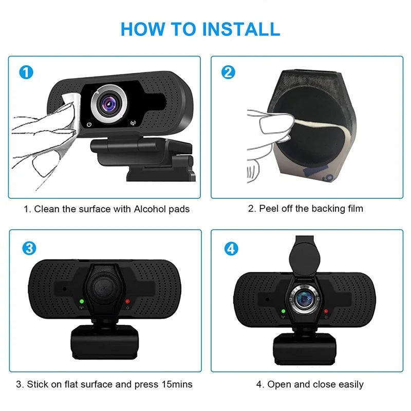 Webcam Privacy Cover for Laptops Usb Camera Shutter Universal Dustproof Lens Cap With Strong Adhesive For Macbook Computer PC