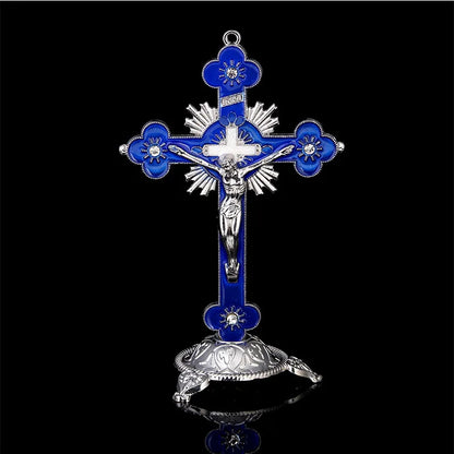 Big cross crucifix station christ catholic jesus statue large religious prayer church decoration car church decoration