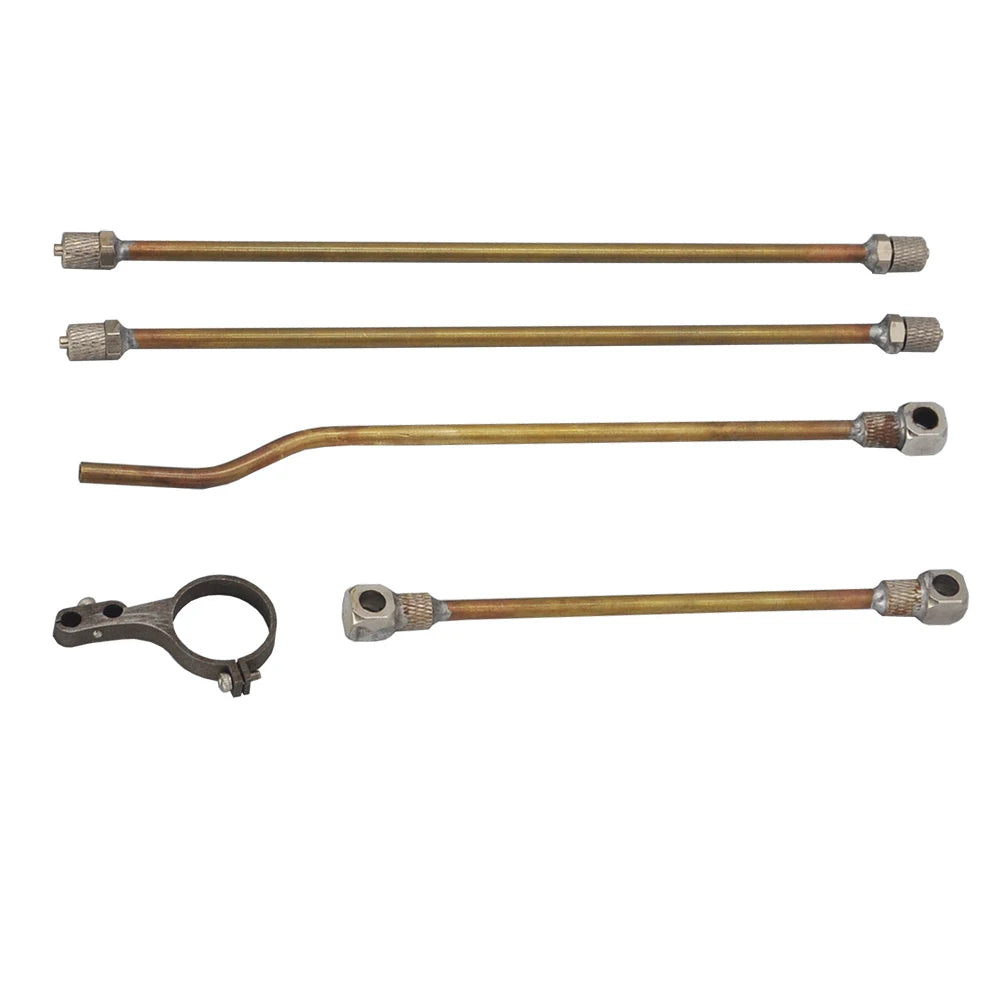 Upgrade 360L Excavator Hydraulic Copper Pipe Quick Connector Set For 1/14 RC Hydraulic Excavator JD-106 Engineering vehicle Part