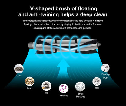 Robot Vacuum Cleaner LIECTROUX/LILIN C30B ,Map Navigation with Memory,Wifi APP Control,6000pa Suction,Smart Electric Water Tank