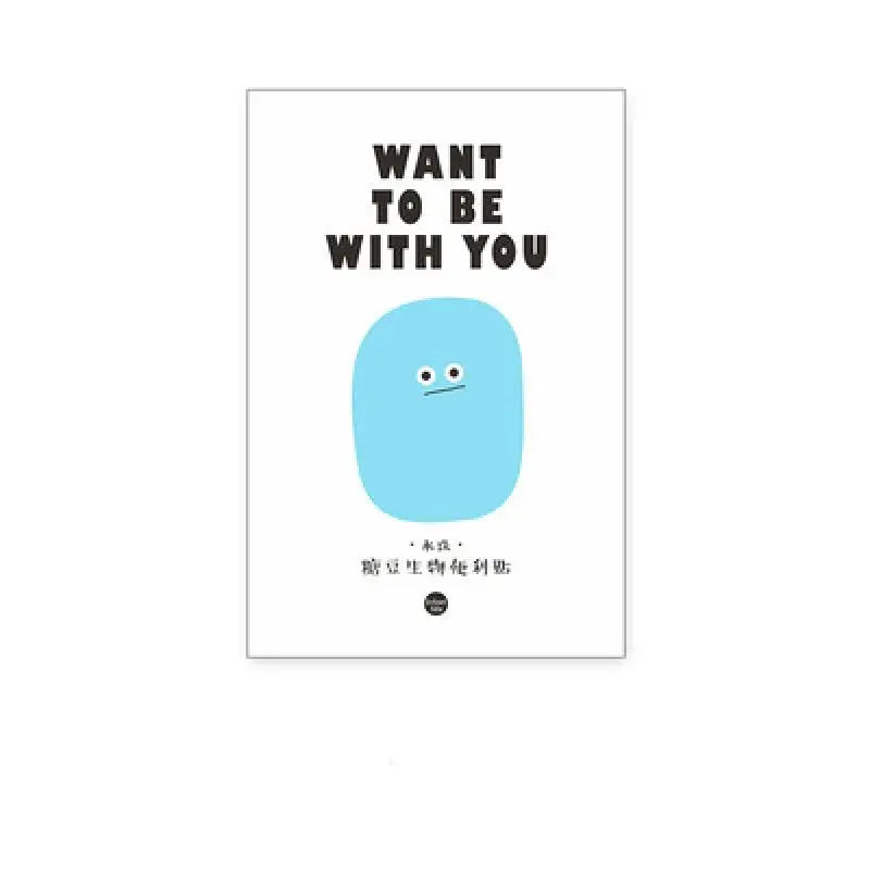 Mohamm 30 Sheets Cute Sticky Note Portable Memo Decoration Scrapbooking Paper Creative Stationary