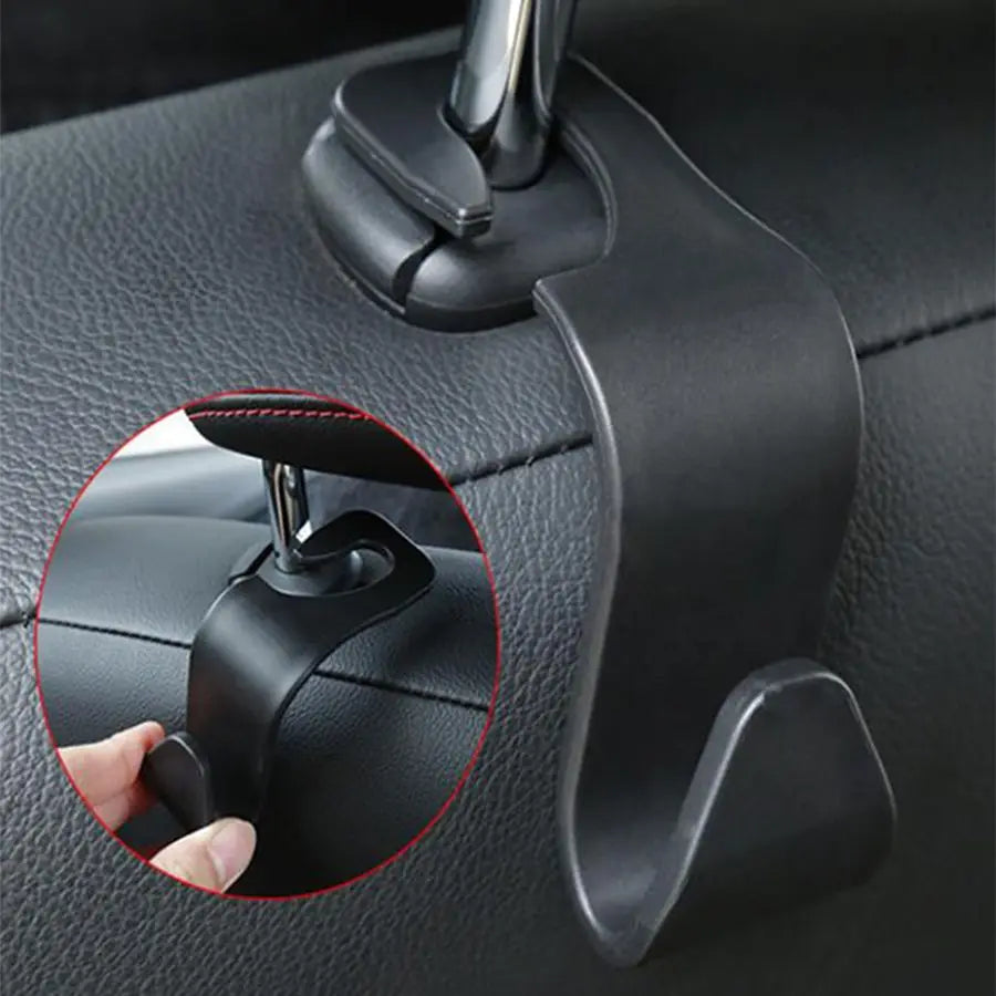 Universal Car Seat Back Hook Phone Holder PP Car Accessories Interior Portable Storage Hook for Car Bag Purse Cloth Hanger Drop