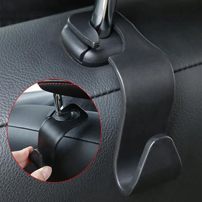 Universal Car Seat Back Hook Phone Holder PP Car Accessories Interior Portable Storage Hook for Car Bag Purse Cloth Hanger Drop