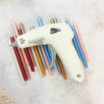 Cordless Hot Melt Glue Gun, USB Powered, 30 Sticks, for DIY, Arts and Crafts Projects, Sealing, 20W