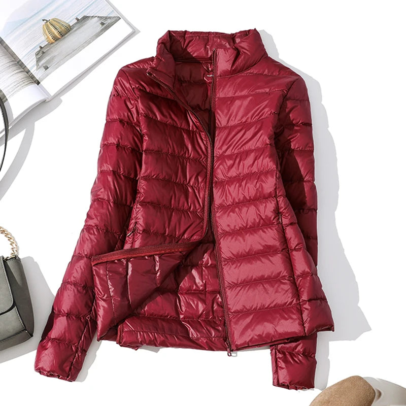 Winter Women Down coats Duck Down Jacket Women Ultra Light Down Jacket Feather Jacket Women's Overcoat Windbreaker Coats