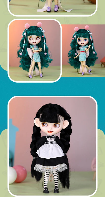 ICY DBS Blyth Doll Combination Including Clothes Shoes Hand Set AB Cosplay Dressing 1/6 BJD