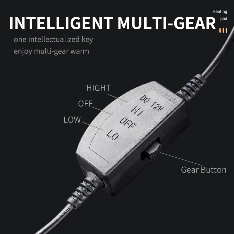 12-24v Heated Car Seat Cover 30' Fast Car Seat Heater Cloth/Flannel Heated Cars Seat Protector 25W Seat Heating Cover Car Seat