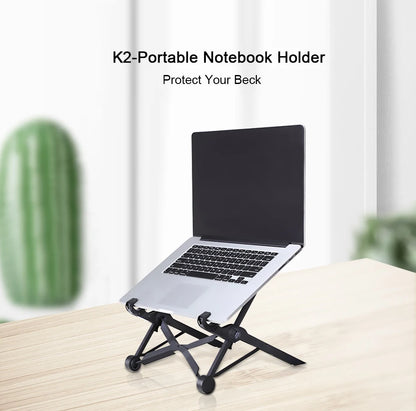 NEXSTAND K2 Laptop Stand Folding Portable Laptop Stand Viewing Angle Height Adjustable Bracket Laptop Accessories Notebook Stand