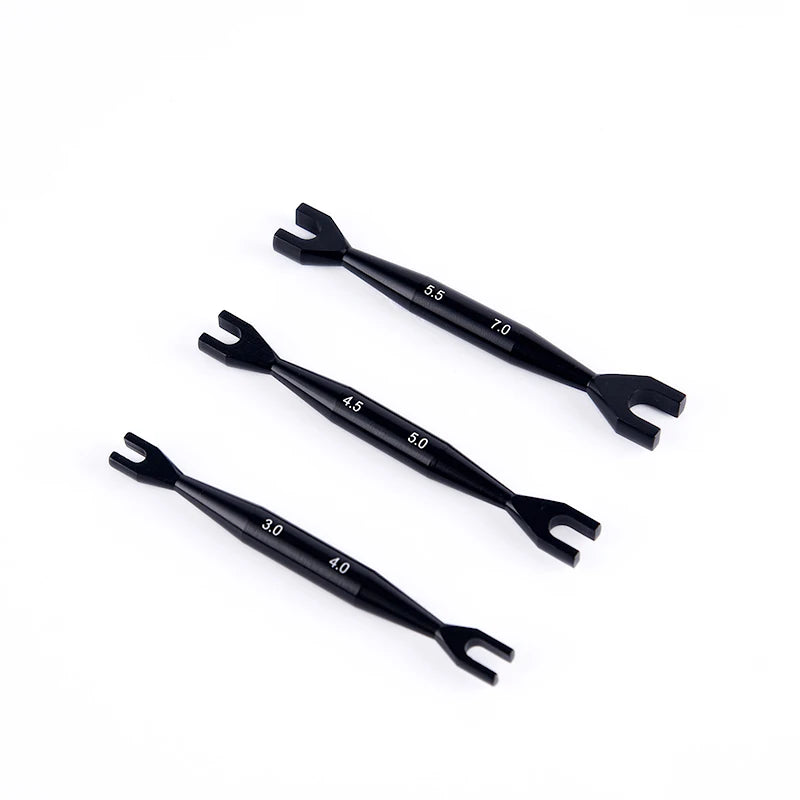 3pcs Wrench 3-4mm 4.5-5mm 5.5-7mm Double End Universal Spanner Open End Wrenches For Rc Crawler Car HSP Traxxas  Axial SCX10