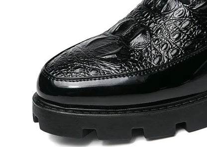Male patent leather Moccasins shoes High top italian formal dress brogue oxford wedding Business  shoes boots 2021