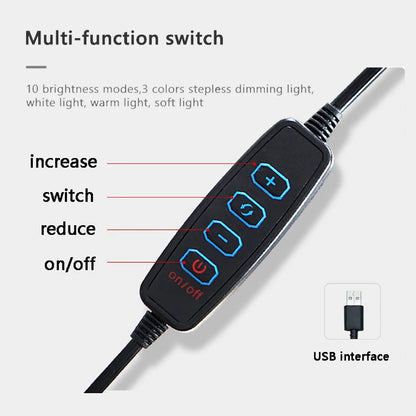 Selfie Ring Light with Tripod Stand Light Rim for Mobile Circular Lamp Light for Video Shooting Studio Photo Light Ringh Rong