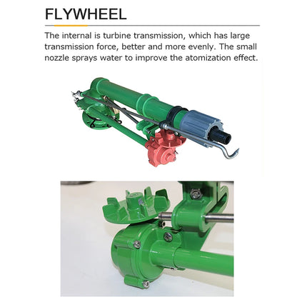 Agricultural Turbine Vortex Rod Agricultural Sprayer Metal Rocker Sprinkler Industrial Agriculture Garden Irrigation Watering