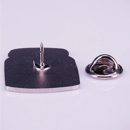 Vegan Enamel Pin Hamburger Broccoli Carrot Pussy Vegetarian Vegetables Badge Cartoon Brooch