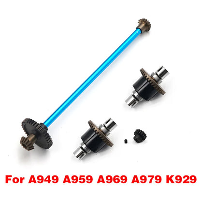 WLtoys A949 A959 A969 A979 A959-B A969-B A979-B RC Car spare part Car bottom A949-23/A959-B-27 Upgrade metal differential Parts