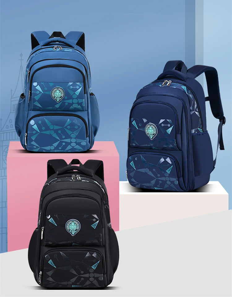 Primary School Backpacks Waterproof Children School Bags For Boys kids Travel Backpack  Orthopedic School bag Mochila Infantil