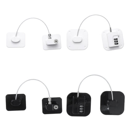 1PC Cabinet Locks With Metal Key or Coded Lock Baby Safety Refrigerator Lock Digital Password Drawers Lock Children Protection