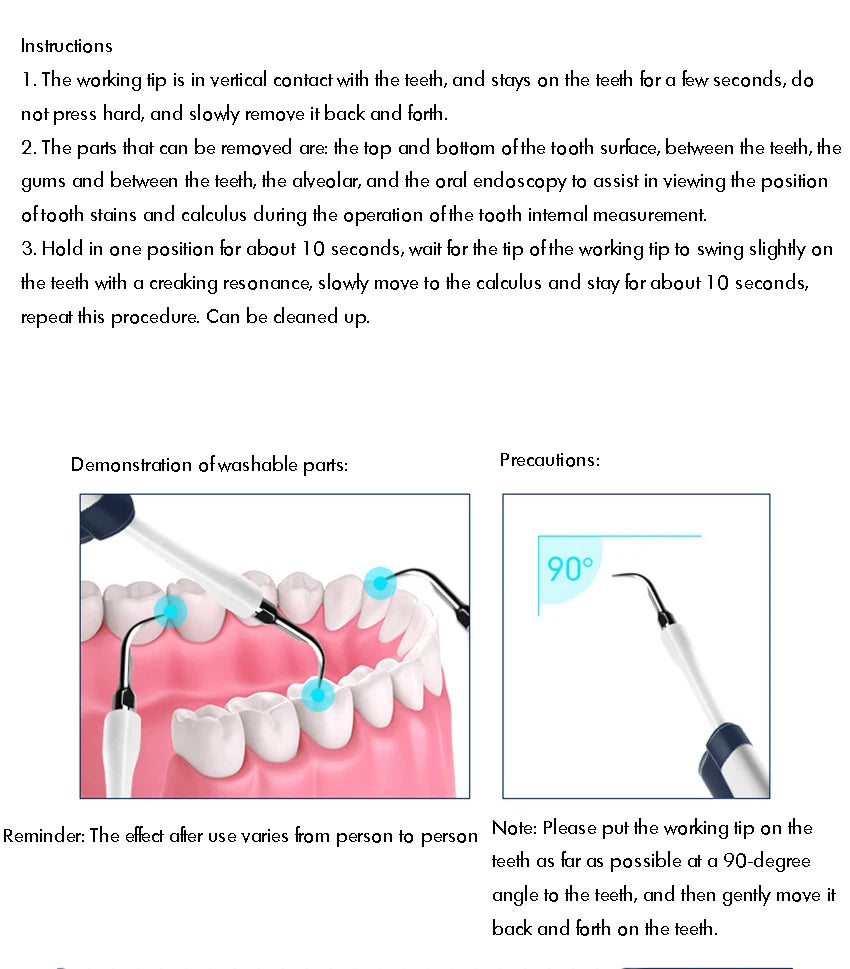 Water Flosser Cordless Dental Oral Irrigator for Teeth with LED Light and 3 / 5 Jet Tips, 4 Modes, Dental Calculus Remover