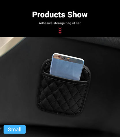 Multifunction Car Organizers Pocket Bags For Car Storage Box Collecting Bag For Cards Phone Key Sticky Pouch In Car Interior