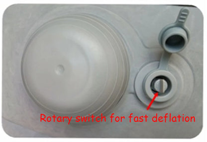 Inflatable Travel Pillow Foot Rest Kids Car Airplane Sleeping Bed Leg Support Height Adjustable Footrest Pillow for Long Trips