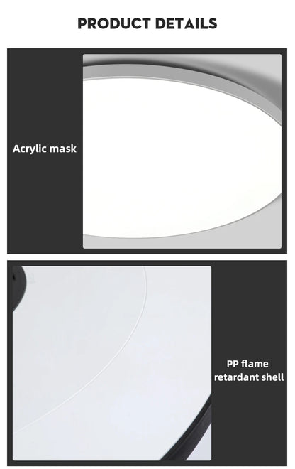 Led Ceiling Lamp Modern Ceiling Chandelier 220V Led Panel Lighting Fixture For Bedroom Kitchen Home Ultra Thin Ceiling Lights