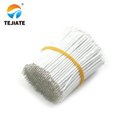 100PCS 5/0.8 24AWG 5/15CM Jumper-wire Welding-wire Conducting-wire Electronic Connecting-wire Tin-plated