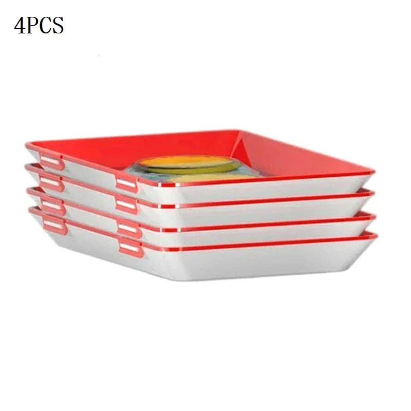 Creative Food Fresh-keeping Tray Food Vacuum Fresh-keeping Clapboard Refrigerator Food Storage