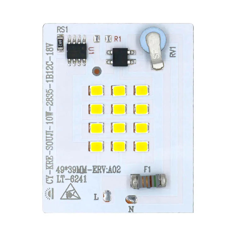 Smart IC LED Chip 10W 20W 30W 50W 100W 3500K Lamp Beads High Power LED Light Board 220V 2835 SMD LED Lamp For Indoor Outdoor DIY