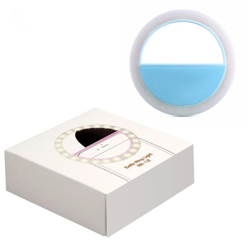Ring Lights Led Selfie Lamp Ring For Phone Tablet Portable Clip-On Lamp Girl Outdoor Night Darkness Selfie Enhancing Fill Lights