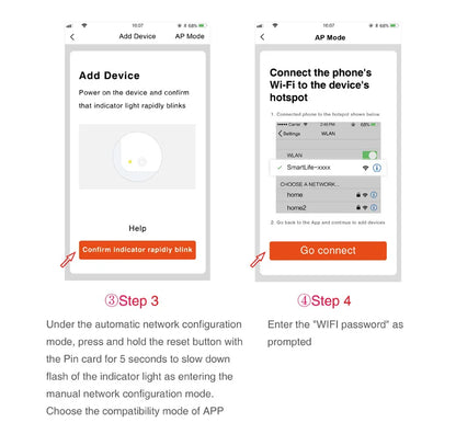 Wifi Leak Detector Water Detector Leakage Sensor Smart Home Alarm Tuyasmart Smart Life APP Flood Alert Overflow Security
